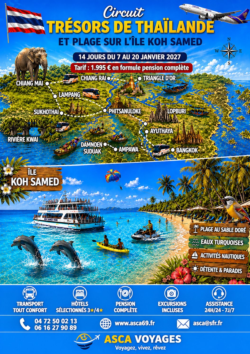 Trésors de Thaïlande & Koh Samed 14 jours